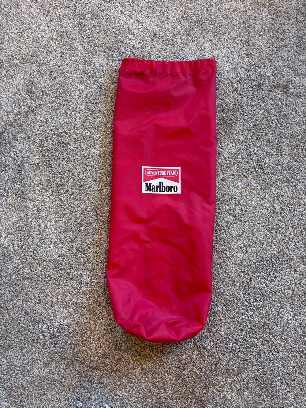 Vintage Marlboro Red Adventure Team Drawstring Pouch for tent